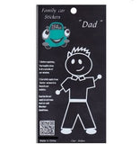 Stickman Family Car Decal Stickers