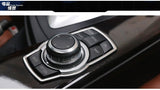 BMW stainless steel multimedia buttons decorative frame for Series 1/3/5/7/x1/x3/x5/x6