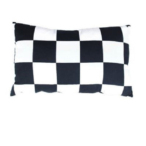 Checkered Back Pillow (2pcs)