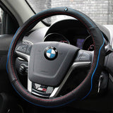 BMW steering wheel Leather cover (fit for size 37-38cm wheel)