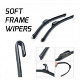 J-Hook Soft Frame (aka "Frameless") Windscreen Wiper