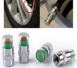 4 x Car Valve Tyre Caps Dust Monitor Wheel Pressure Tire Air Sensor