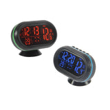 Multi-Function LCD Luminous Clock Plus Voltmeter Voltage Meter Plus Thermometer - New Year Clearance Sale