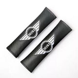 BMW Mini Cooper carbon feel seat beat cover (pair set)