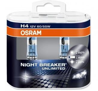 OSRAM Night Breaker UNLIMITED - H4 / H7 (Twin Pack)