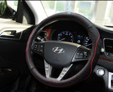 Hyundai steering wheel Leather cover