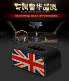 Car Use British Flag tissue box