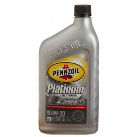 Pennzoil Platinum 0W-20 - 1 qt (946ml)