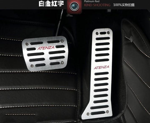 Copy of Mazda 6 ATENA or Mazda 3 Axela Non-slip Pedal Aluminium Alloy Foot Brake Cover Pad (Automatic only)Fit for 2013 TO 2015 version