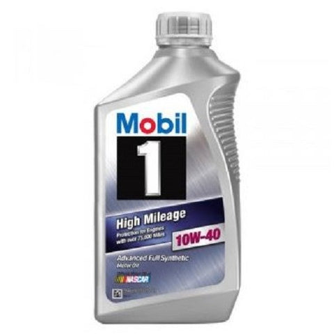 Mobil 1 10W-40 High Mileage - 1 qt (946ml)