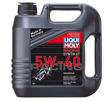 Liqui Moly Racing Synth 4T 5W40 Fully Synthetic Motorbike Oil - 4 Litres