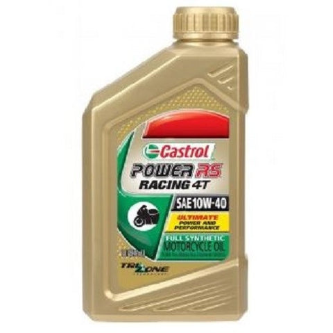 Castrol Power RS™ Racing 4T 10W40 Full Synthetic Motorcycle Oil - 1 Quart