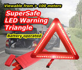 Super Bright LED Warning Triangle Reflector