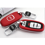 Audi Car Key Leather Shell