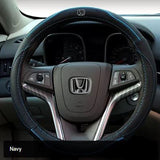 Honda steering wheel Leather cover (Vezel/Fit/Crosstour/City/Odyssey/Civic/Accord/CRV/Cider/Jade)