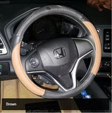 Honda steering wheel Leather cover (Vezel/Fit/Crosstour/City/Odyssey/Civic/Accord/CRV/Cider/Jade)