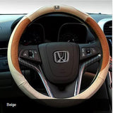 Honda steering wheel Leather cover (Vezel/Fit/Crosstour/City/Odyssey/Civic/Accord/CRV/Cider/Jade)