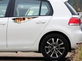 Funny Peeking Monster Car Sticker
