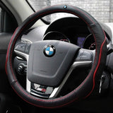 BMW steering wheel Leather cover (fit for size 37-38cm wheel)