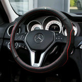 Mercedes-Benz Mercedes Benz steering wheel Leather cover 2 colors)