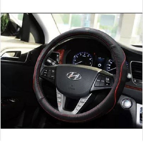 Hyundai steering wheel Leather cover