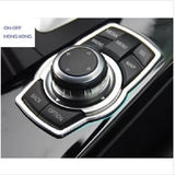 BMW stainless steel multimedia buttons decorative frame for Series 1/3/5/7/x1/x3/x5/x6