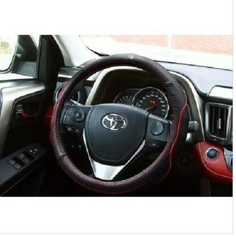 Toyota steering wheel Leather cover (fit for size 37-38cm wheel)