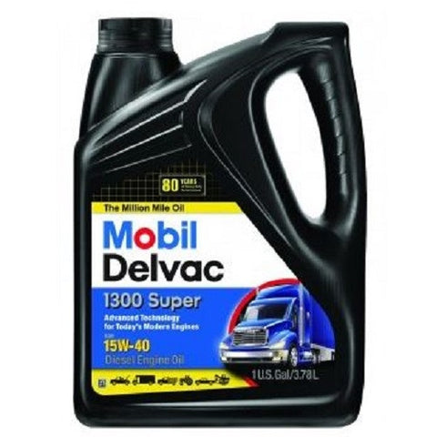 Mobil Delvac™ 1300 Super 15W-40 High Perfomance Diesel Engine Oil - 1 Gal (3.78L)