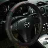 Mazda steering wheel Leather cover (fit for size 37-38cm wheel)