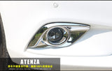 Year 2013-2015 Mazda 6 ATENZA Pair chrome front fog cover Eyebrow trim