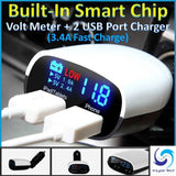 2015/16 Multifunction SMART Car Battery Voltage Meter with Auto Power Detection Car Charger - New Year Clearance Sale