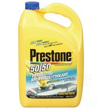 Prestone 50/50 Pre-mixed Extended Life Super Longlife Coolant (5yrs/250,000km) 1 Gal (3.78L)