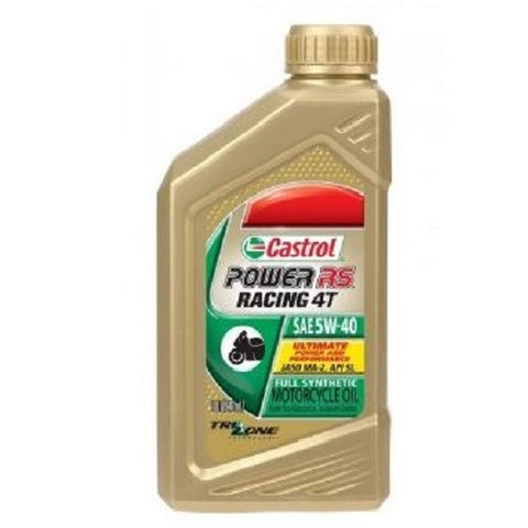 Castrol Power RS™ Racing 4T 5W40 Full Synthetic Motorcycle Oil - 1 Quart