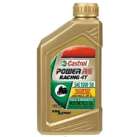 Castrol Power RS™ Racing 4T 10W50 Full Synthetic Motorcycle Oil - 1 Quart