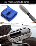 Car washing kit 3 pcs (Extendable Mops+ wheel washer +cloth)