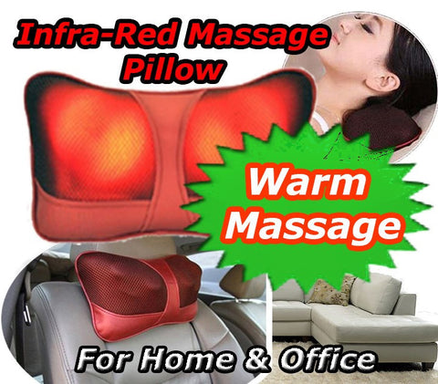 Car/Home INFRARED LIGHT body massager pillow cushion.