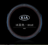 KIA steering wheel Leather cover (fit for size 37-38cm wheel)