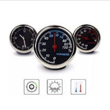 Generic car use clock/hygrometer/themometer