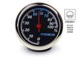 Generic car use clock/hygrometer/themometer