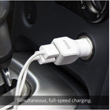 Anker 24W Dual-Port Rapid USB Car Charger with PowerIQ™ Technology [White]