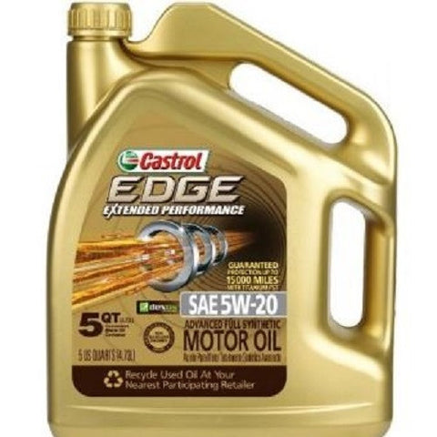 Castrol EDGE 5W-20 Titanium Extended Performance - 5Quart